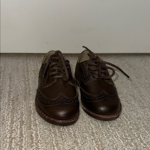 Janie and Jack Other - Janie and Jack Brown Kids Dress Shoes